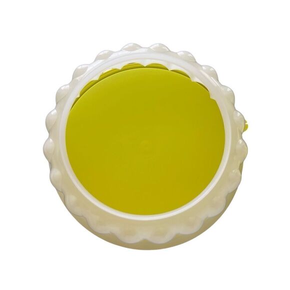 Tupperware Jello Mold Ring Electric Yellow 3 Pc. New - Picture 2 of 9